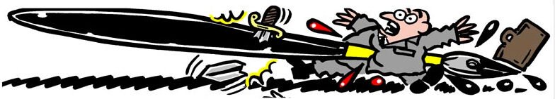 Pen is mightier than the sword cartoon